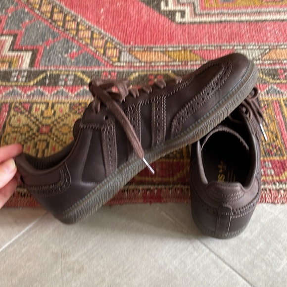 🦃 ADIDAS SAMBA BROGUE BROWN 🦃 - Picture 3 of 6